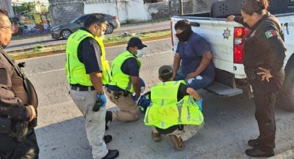 Nuevo Laredo: joven motociclista derrapó y terminó herido tras evitar choque con auto
