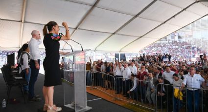 En Cd. Juárez, Claudia Sheinbaum anuncia inversión para tecnificar Distritos de Riego en Chihuahua