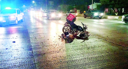 Al alza en accidentes de motociclistas de App en Nuevo Laredo