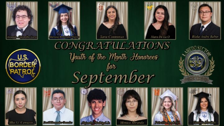 Patrulla Fronteriza reconoce a alumnos destacados de Laredo; tienen excelentes calificaciones