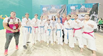 Karatecas de Nuevo Laredo consiguen medallas en la Serie MX Acapulco 2025