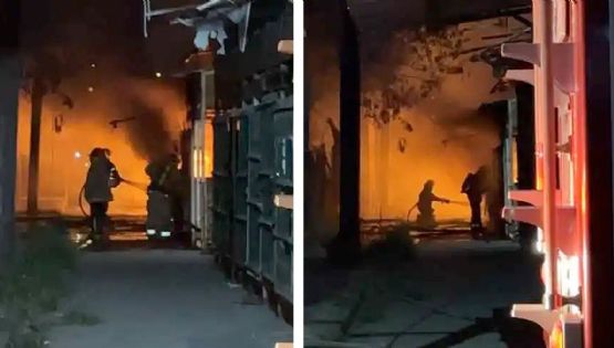 Se queman locales en el centro de Matamoros; siniestro causa pánico y deja severos daños