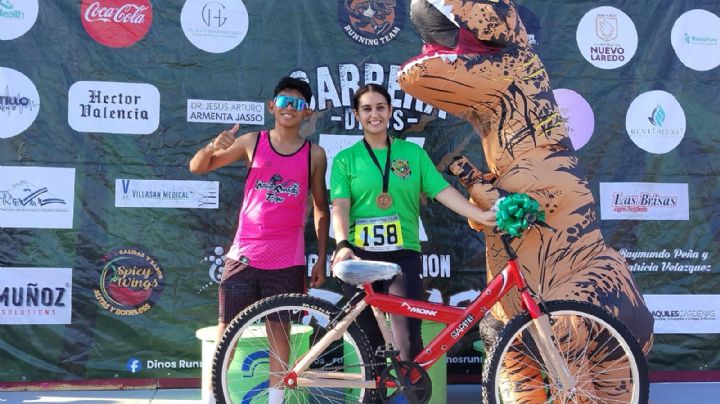 Celebran la primera edición de la Carrera Dinos 5K en Nuevo Laredo