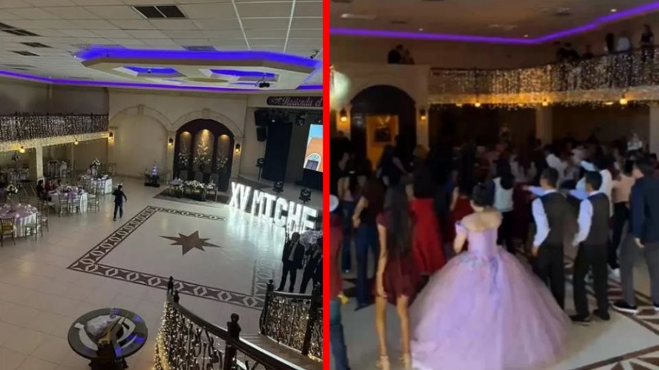 Tal fue la muestra de solidaridad que incluso más personas seguían llegando aunque ya no cabían dentro del recinto que festejaba los quinceaños de Miche