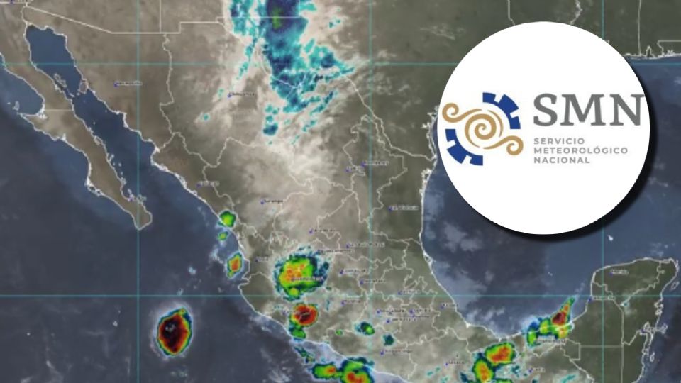 Fuertes lluvias este lunes 29 y martes 30 de septiembre, según Conagua