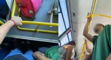 ‘Me tocaba la pierna’: joven exhibe acoso en camión de Escobedo; video desata indignación en redes