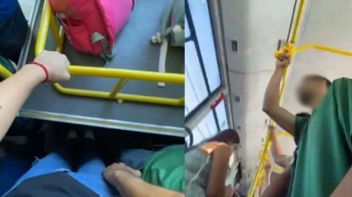 ‘Me tocaba la pierna’: joven exhibe acoso en camión de Escobedo; video desata indignación en redes