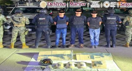 Detienen a tres hombres vinculados con extorsión en Tabasco