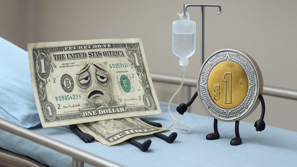 Dólar anda débil