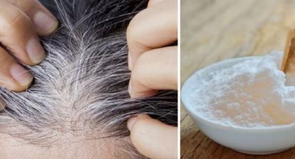 ¿Canas prematuras?, el bicarbonato de sodio promete 'eliminarlas'; paso a paso