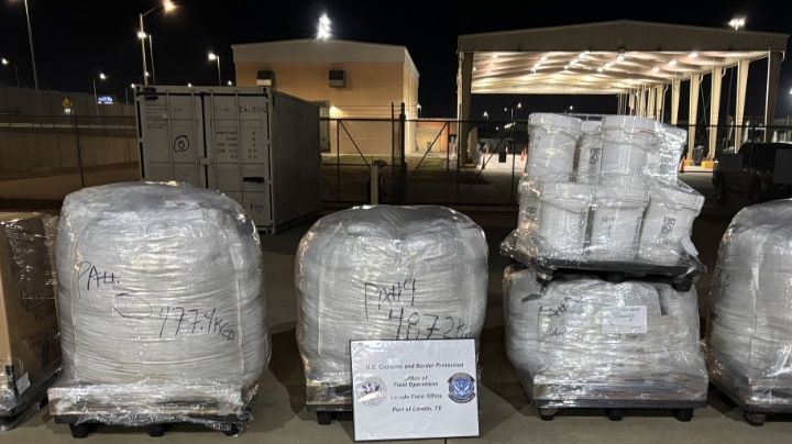 CBP frustra millonario cargamento de 'cristal': 38 millones de dólares de droga incautados