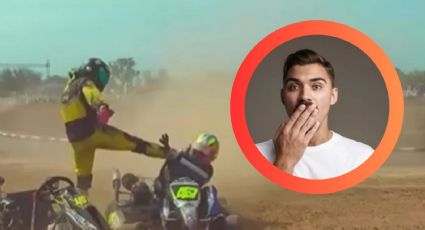 Piloto de karts agarra a golpes a un rival tras accidente en plena competencia | VIDEO