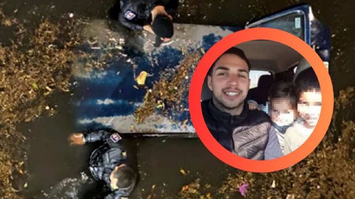 Padre secuestra a sus dos hijos y se ahoga junto a ellos en un arroyo; tenía antecedentes penales