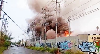 Rayo incendia subestación de la CFE y deja sin luz a decenas de colonias de Monterrey | VIDEO