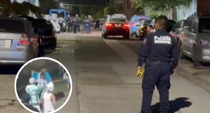 MOMENTO EXACTO en el que se desata una violenta riña con balazos y machetes en Fiesta Patronal