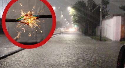 Hombre pierde la vida tras electrocutarse durante intensas lluvias; quiso sacar el agua de su casa