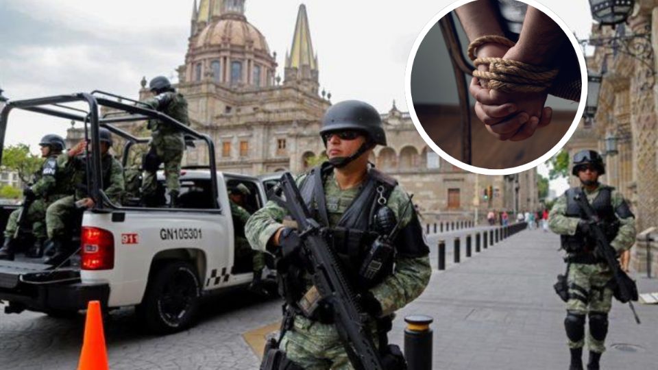 Agentes federales y locales lograron rescatar a un grupo de personas que se encontraban privadas de la libertad