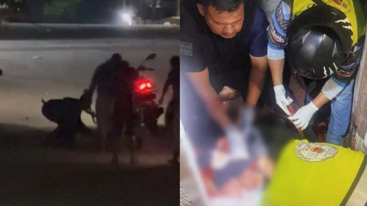 MOMENTO EXACTO cuando jovencito es macheteado y arrastrado; lo acusaban de robo | VIDEO