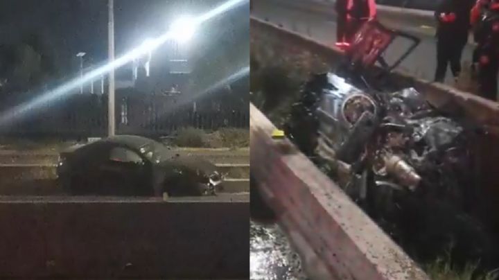 Choque entre BMW y Jetta deja un muerto en Querétaro; vehículo de lujo es abandonado | VIDEO