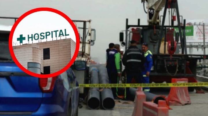 Trabajador sufre amputación de pie en construcción del Metro; le caen encima tubos de 3 toneladas