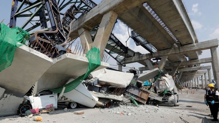 Tailandia registra otro colapso de grúa en obra pública; tragedias recientes generan alarma nacional | VIDEO