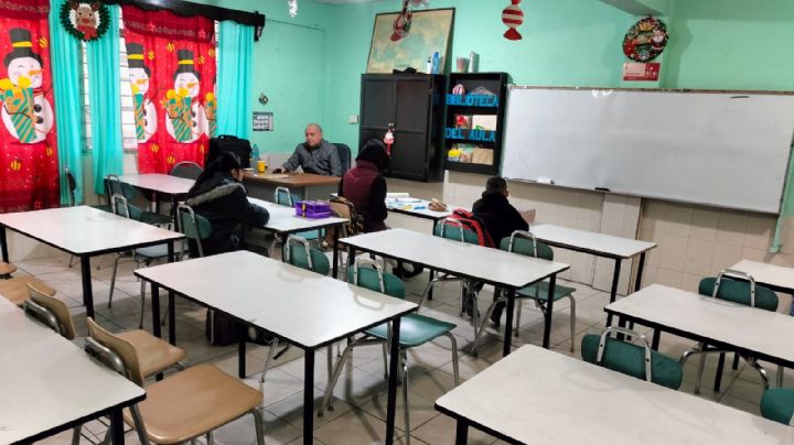 Frío congelante pega en las escuelas de Nuevo Laredo; así fue el ausentismo en el salón de clases
