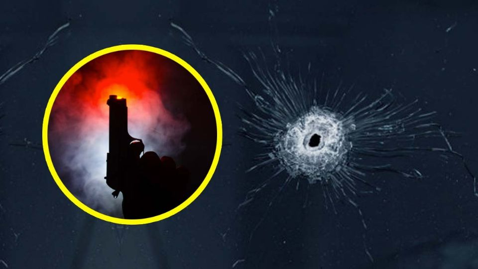 El proyectil terminó en uno de los asientos de la camioneta