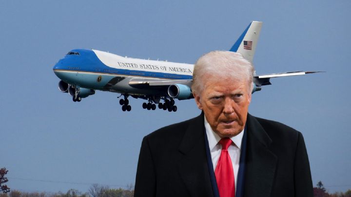 Air Force One presenta problema eléctrico; avión presidencial de Trump vuelve a Washington | VIDEO