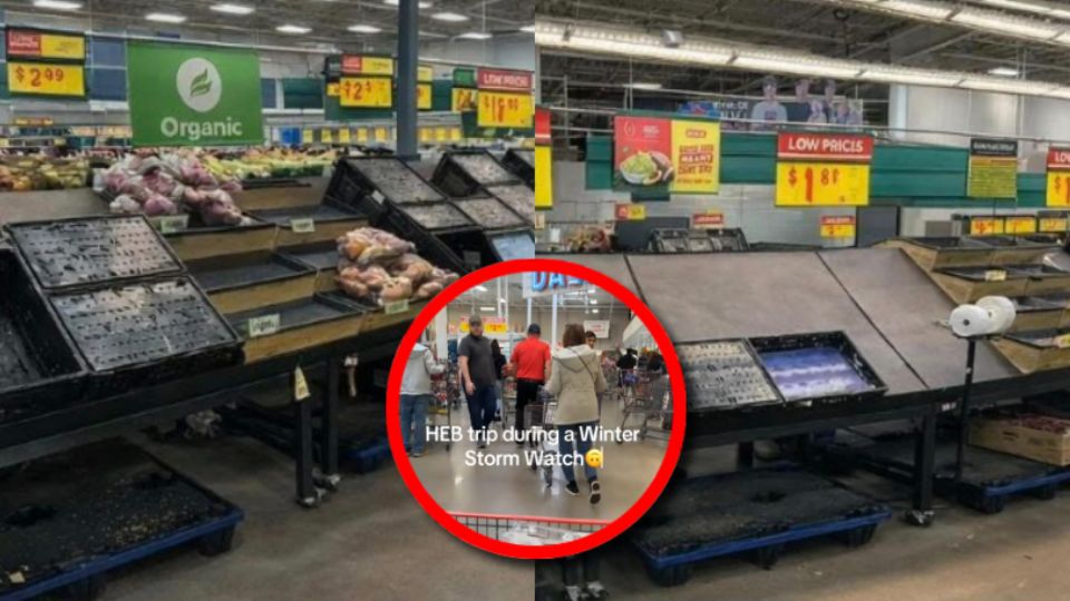 Videos documentan pasillos de supermercados casi vacíos y clientes cargando carros con productos de primera necesidad