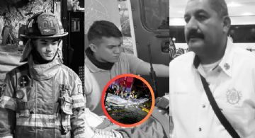 MOMENTO EXACTO en el que colapsa pared en incendio que cobró la vida de 3 bomberos en Matamoros