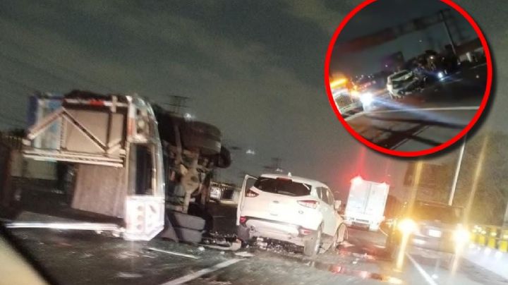 Brutal accidente en la México-Pachuca deja dos personas muertas