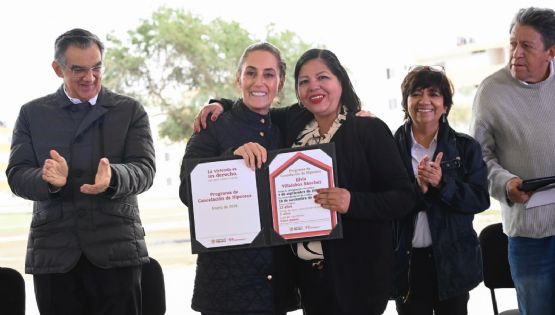 Claudia Sheinbaum entrega 44 casas de Infonavit en Reynosa