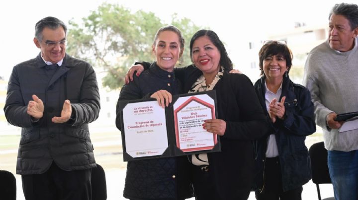 Claudia Sheinbaum entrega 44 casas de Infonavit en Reynosa