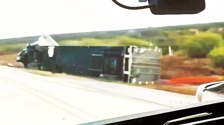 Peligrosa autopista Monterrey-Nuevo Laredo por obras; se convierte en 'trampa mortal'