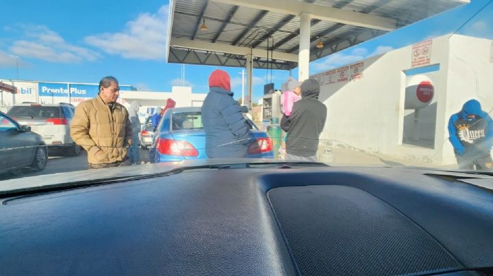 Familias se quedan sin gas en plena tormenta invernal; estaciones colapsan por alta demanda | VIDEO