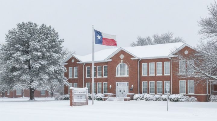 Suspenden clases en esta ciudad de Texas debido a las fuertes nevadas