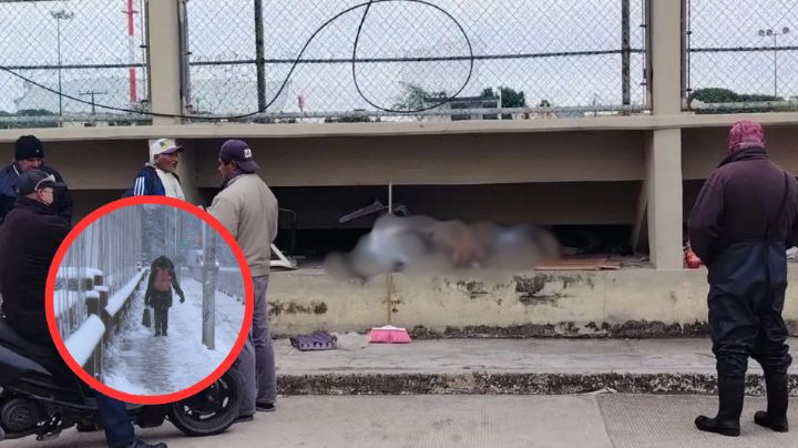 Frío congelante cobra su primera víctima en Tamaulipas; así encontraron el cuerpo