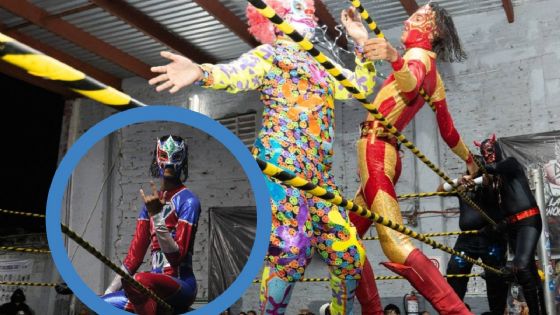 Estudiante de Veracruz se transforma en luchador y está conquistando las redes | VIDEO