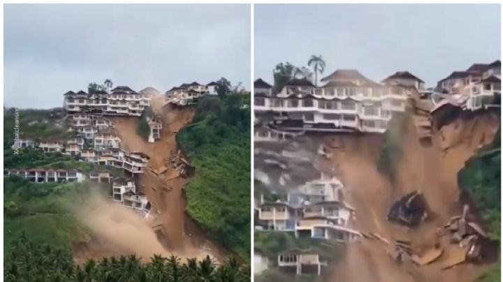 Devastador deslave ‘devora’  casas y automóviles; ¿hay víctimas mortales?