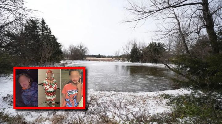 Así es el estanque donde murieron los tres hermanos congelados en Texas