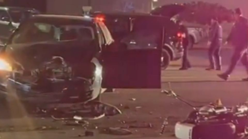 Fuerte accidente en Laredo, Texas.