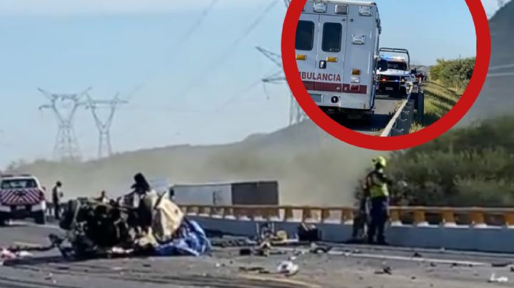 Carreterazo deja a 5 personas fallecidas en Tamaulipas; 2 adultos y 3 menores destrozados