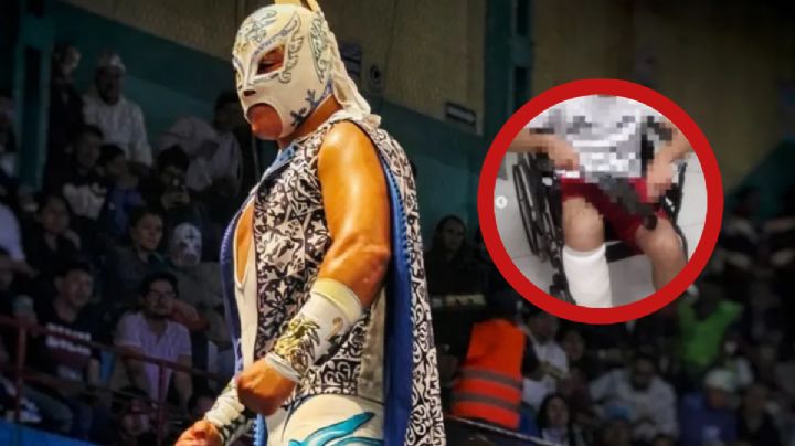 Luchador poblano agarra a golpes a su hijo; casi le saca un ojo y lo deja en silla de ruedas