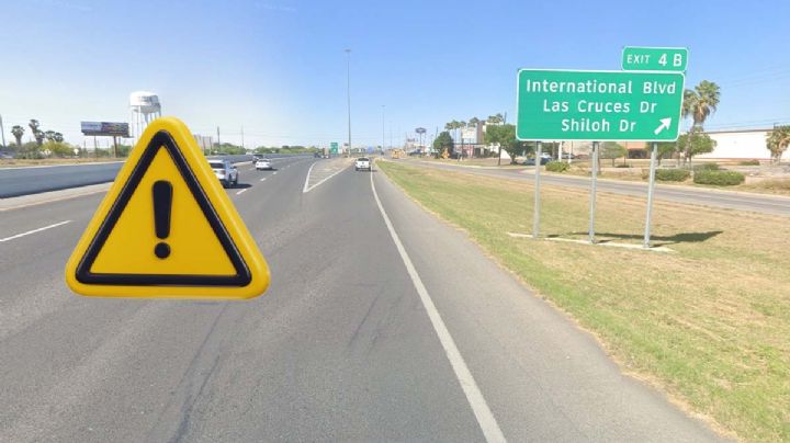 Carambola en Laredo provoca cierre de un carril de la I-35; tener precaución