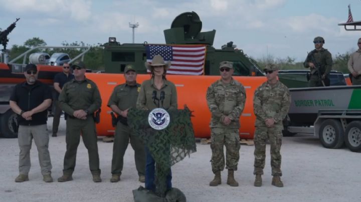 Estados Unidos anuncia 'muro flotante' en el río Bravo; 800 kilómetros de boyas | VIDEO