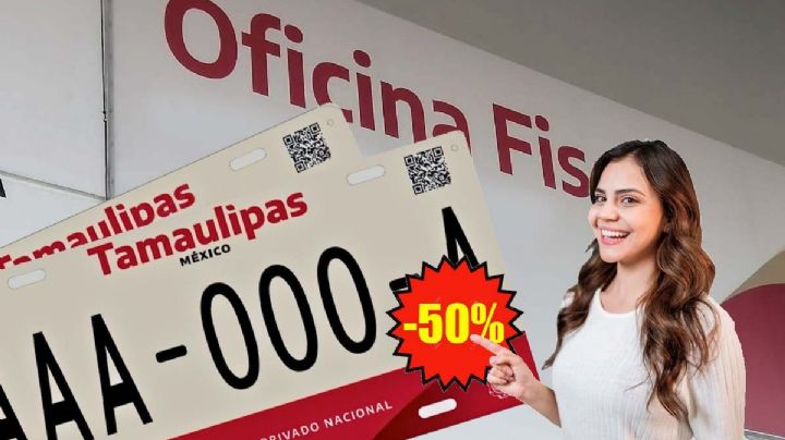 Placas y engomados en Tamaulipas 2026: descuento del 50% para estas personas con estos autos