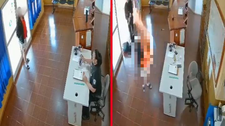 Abuelita se prende fuego a sí misma dentro de una comisaría; clamaba justicia por su hijo | IMÁGENES FUERTES