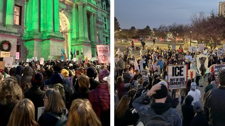 Escalan protestas en ciudades de EU por asesinato de mujer a manos de un agente de ICE