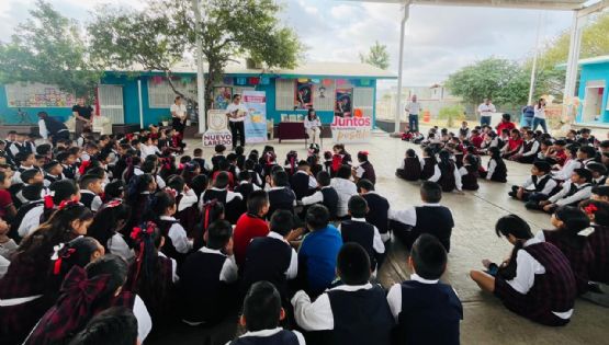 'Biblioteca Itinerante' promueve la lectura entre estudiantes de Nuevo Laredo