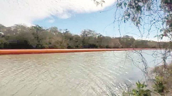 Persiste Estados Unidos en dividir el río Bravo con boyas